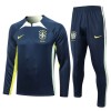 Sudadera De Entrenamiento Trajes Brasil Quarter Zip 23-24 Azul - Hombre